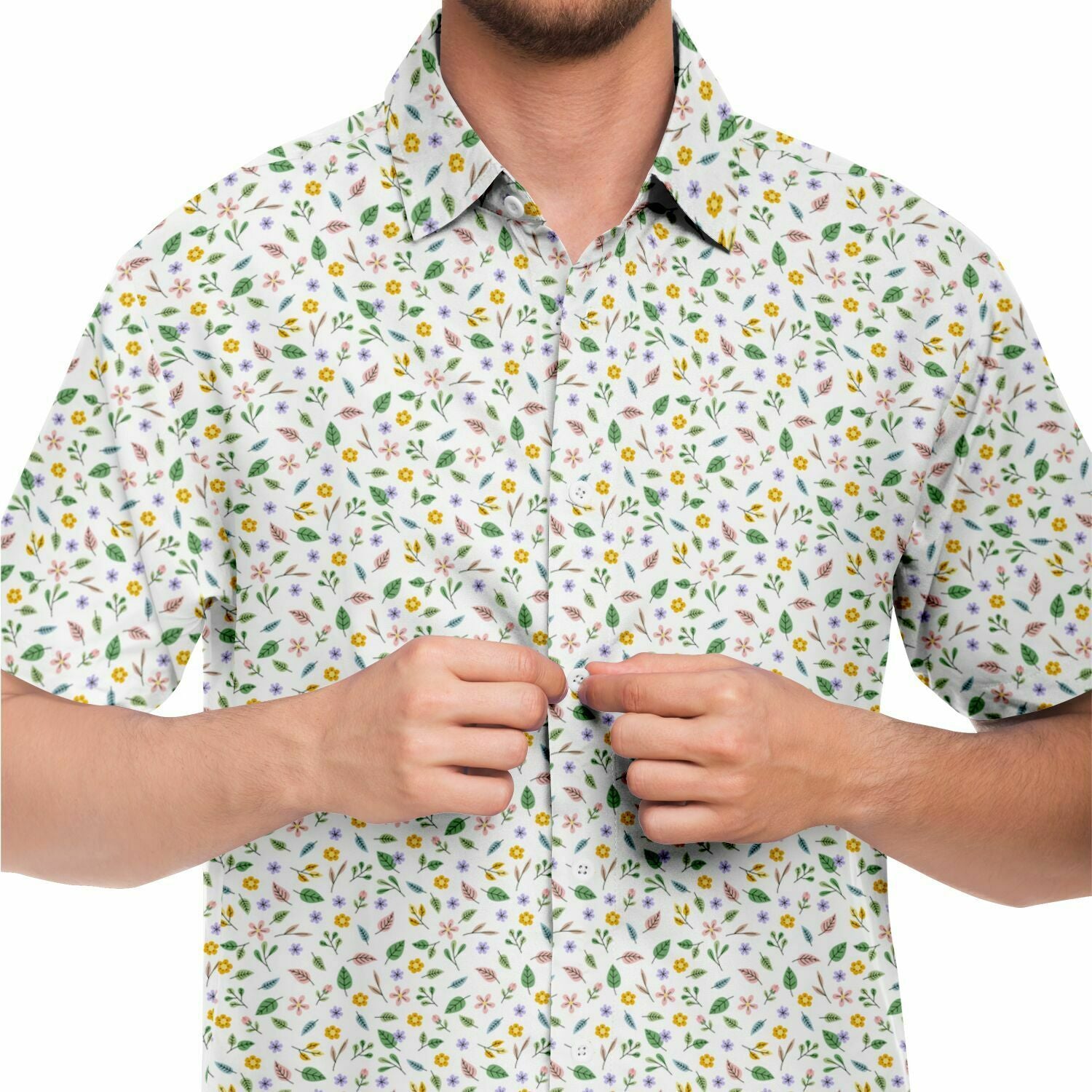 chemise à fleurs homme pour l'été
