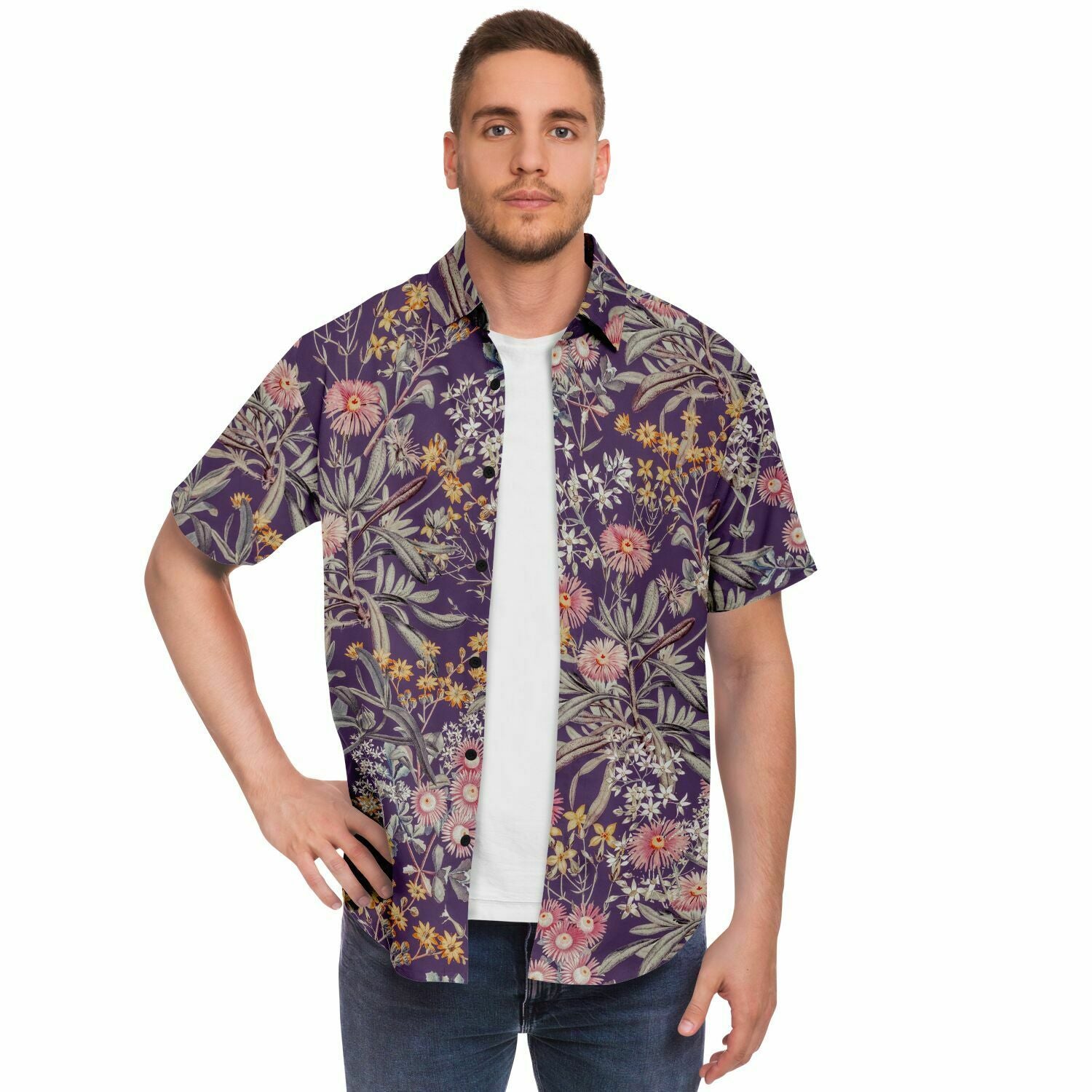 chemise homme à motifs estivaux