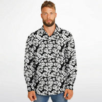style unique chemise homme fleurs blanches