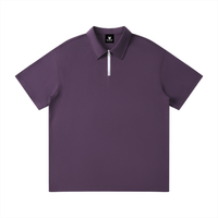 Polo Quart-Zip Noir Original — Streetwear Belge
