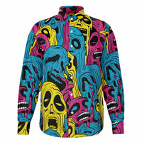 Chemise homme manches longues - fantome fluo