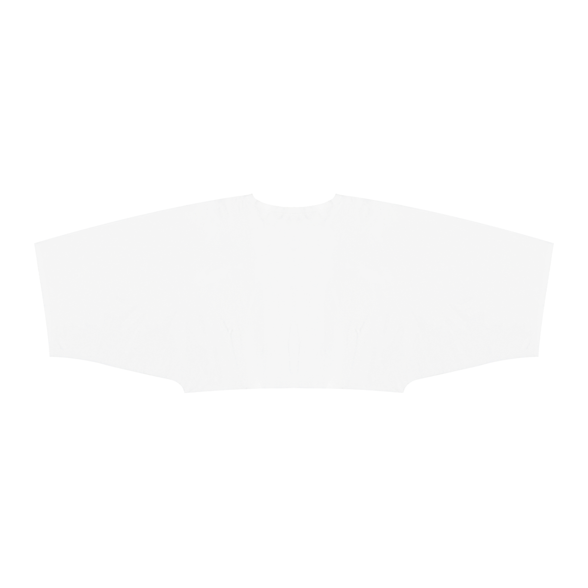 Dos du t-shirt femme manches chauve-souris blanc