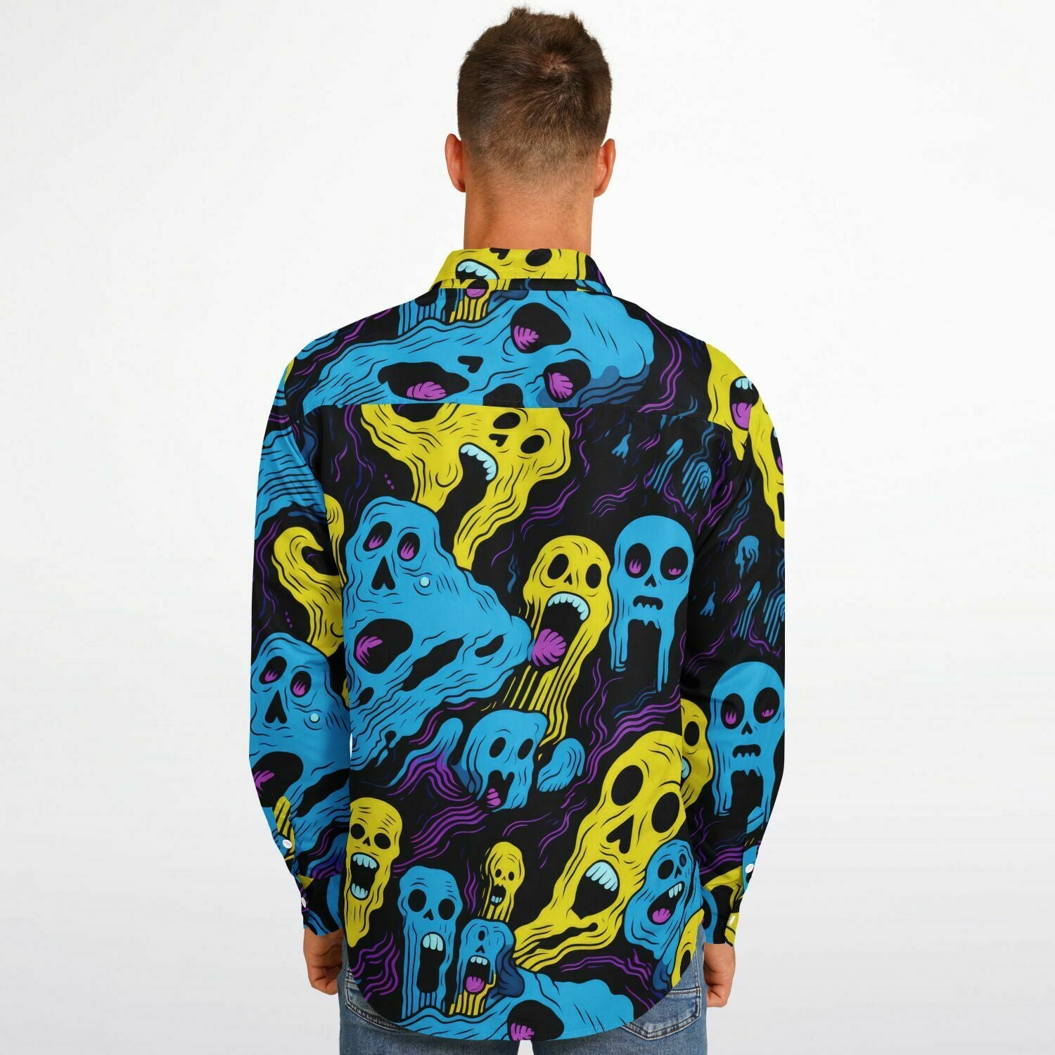 vêtements homme fantome fluo manches longues