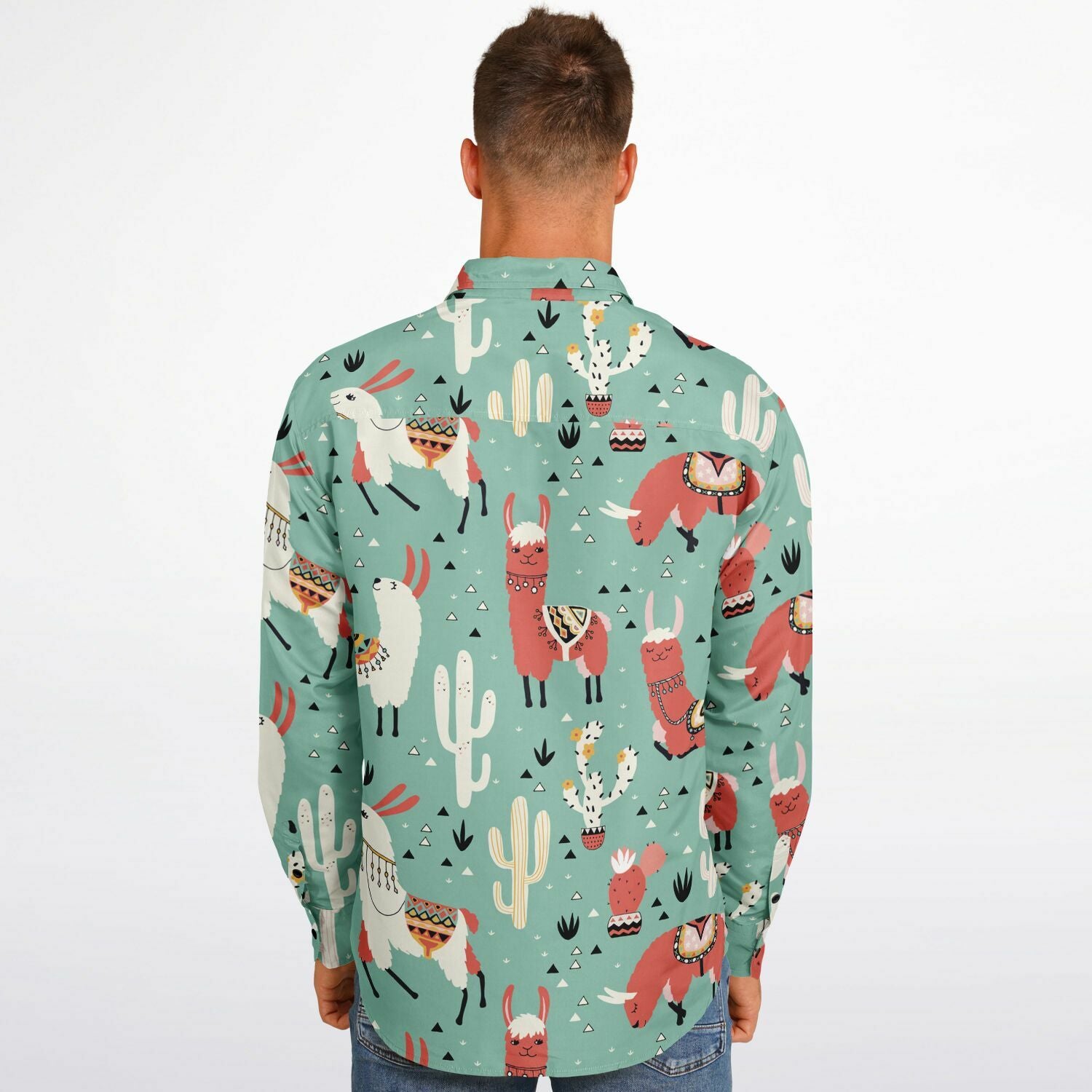 Chemise Homme - Manches Longues esprit lama 