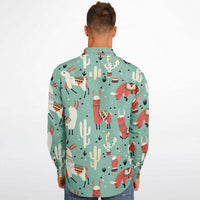 Chemise Homme - Manches Longues esprit lama 