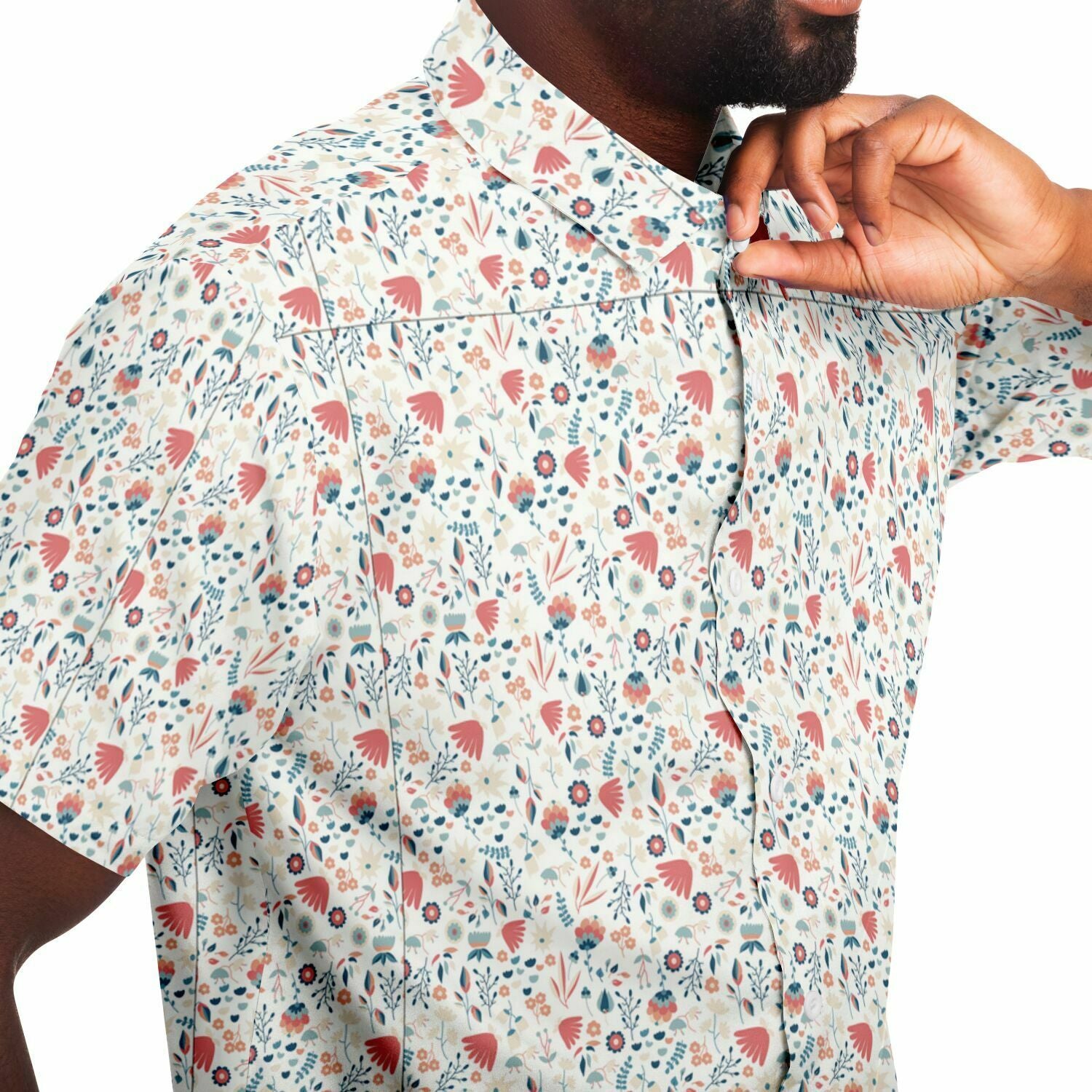 chemise estivale homme à fleurs