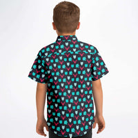 chemise casual bleue pour enfant
