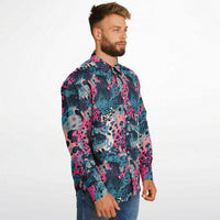 chemise homme au style original manches longues