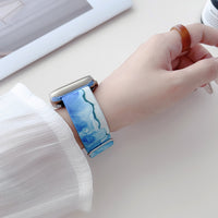 Bracelet Apple Watch en nylon motif peinture, vue détaillée 6
