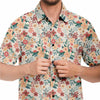 chemise homme estivale à fleurs