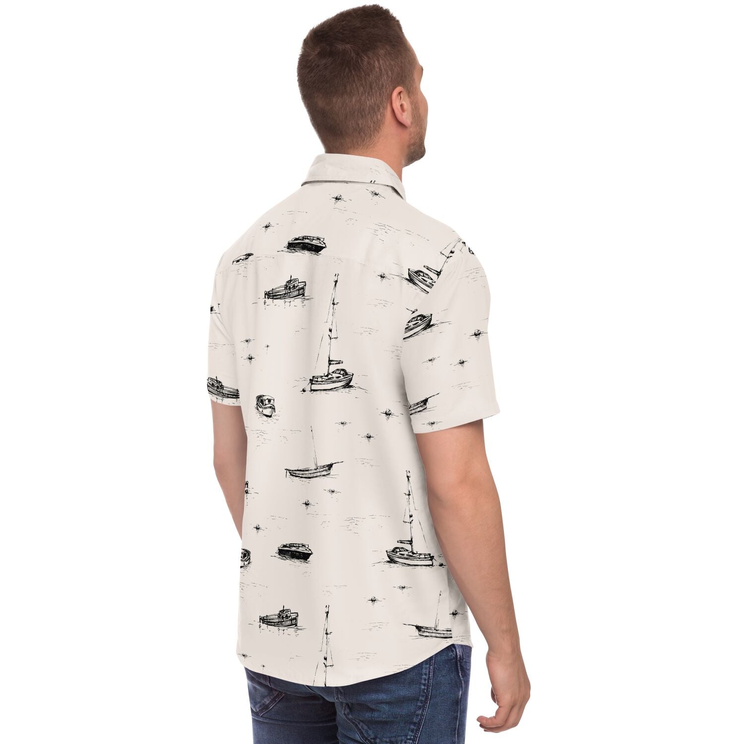 chemise homme à col bateau