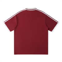Polo Contrast Piping Noir Original — Streetwear Belge