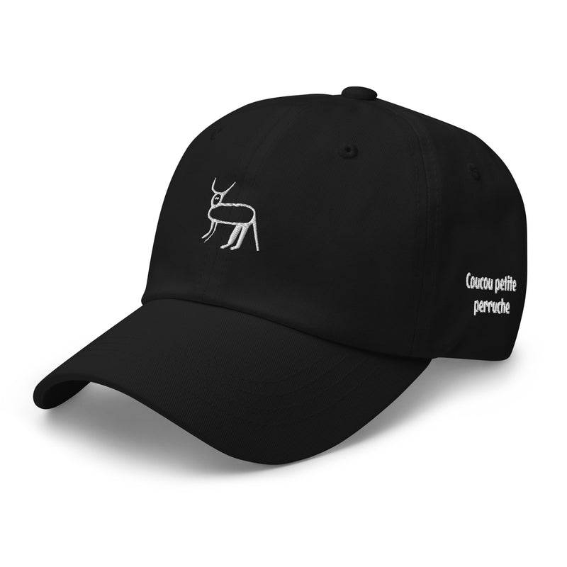 Casquette François l'ambrouille - "COUCOU PETITE PÉRUCHE"