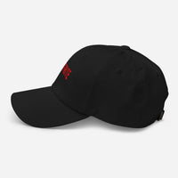 Casquette belge NETFRITE – profil gauche, dad hat non structurée profil bas