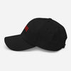 Casquette belge NETFRITE – profil gauche, dad hat non structurée profil bas