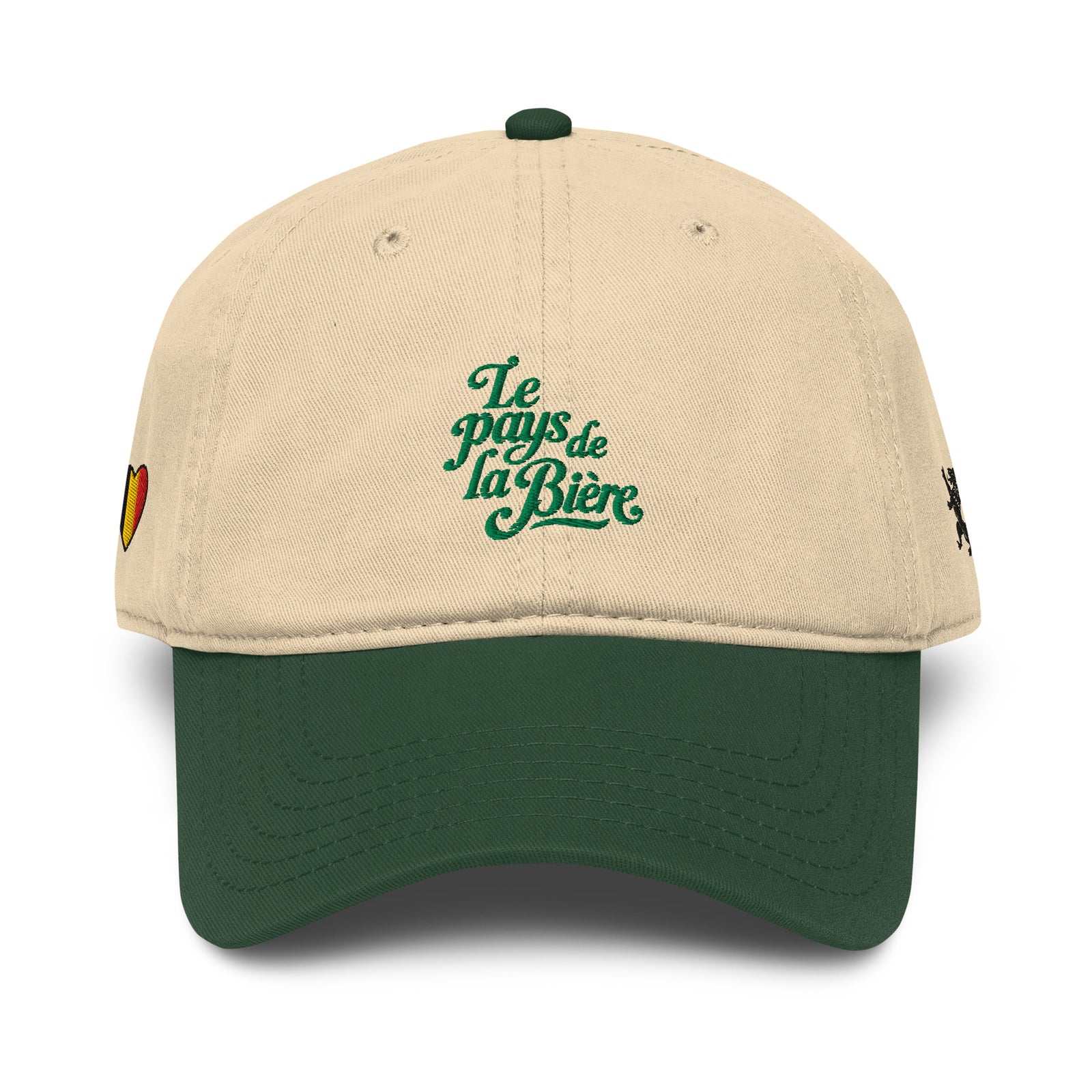 Vue avant casquette Le Pays de la Bière broderie premium