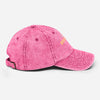 Casquette bronzette originale rose délavée vue de profil droit, sergé de coton