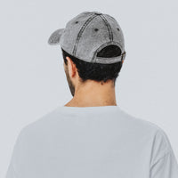 Casquette Femme « Chilling » – Gris Délavé Brodé Rose