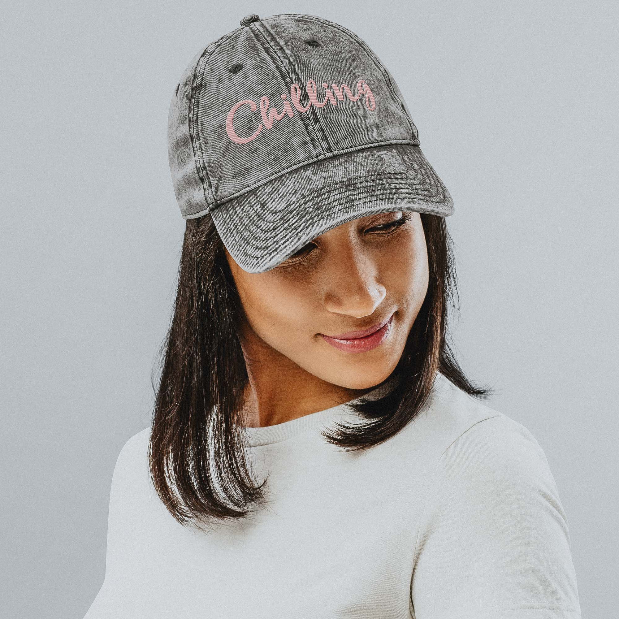 casquette gris délavé femme mode