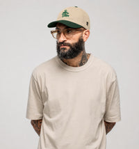 casquette verte beige belge biere