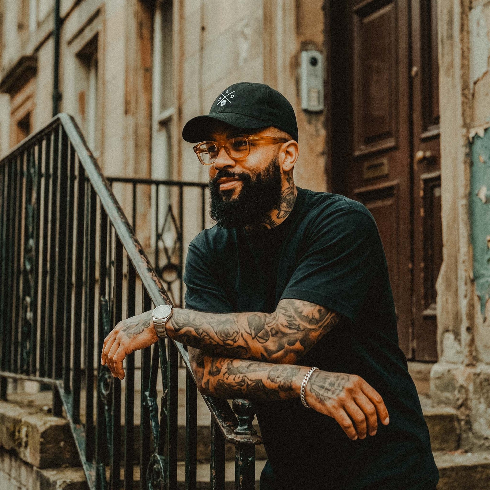 Casquette brodée FLEXFIT - "DAD" (Devant et derrière)