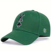 Casquette poker Roi de Pique vert foncé brodée homme, casquette baseball originale