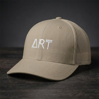 Casquette trucker ART kaki avec logo triangle-A brodé blanc - CHT'M Boutique