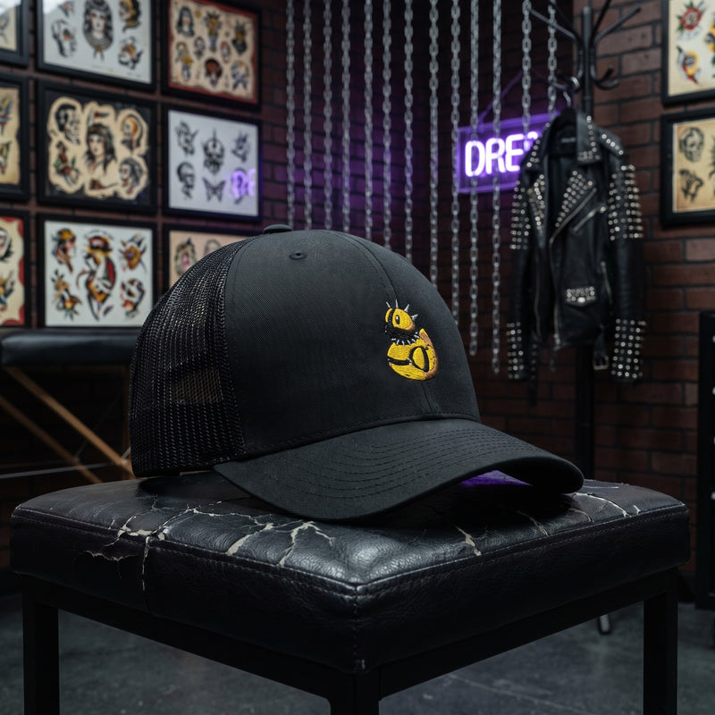 Casquette trucker canard sado maso - ambiance tattoo parlor punk rock streetwear