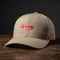 Casquette trucker Daddy Cool kaki avec logo brodé rétro