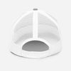 Casquette trucker Good Vibes Only gris chiné et blanc, dos mesh et snapback, vue arrière