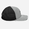 Casquette trucker Good Vibes Only gris chiné et noir, profil droit