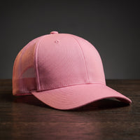 Casquette trucker rose streetwear - vue trois-quarts