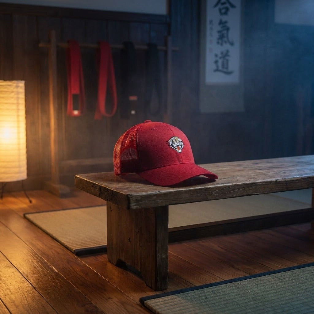 Casquette trucker tigre - ambiance dojo arts martiaux - CHT'M Boutique