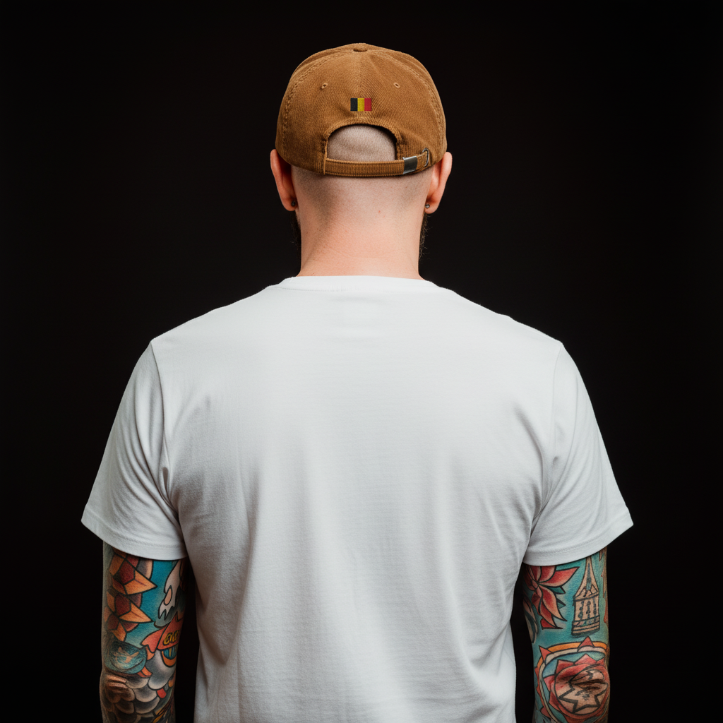 Casquette Belge en velours côtelé - BELGIUM