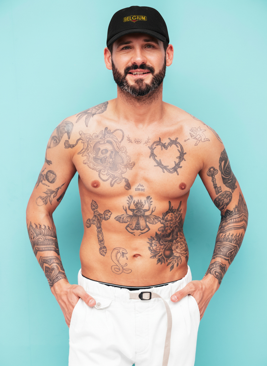 Casquette Belge en velours côtelé - BELGIUM