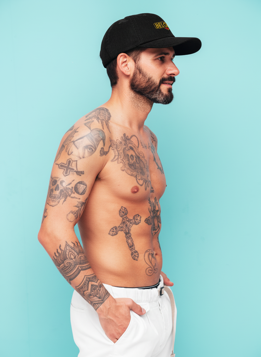 Casquette Belge en velours côtelé - BELGIUM