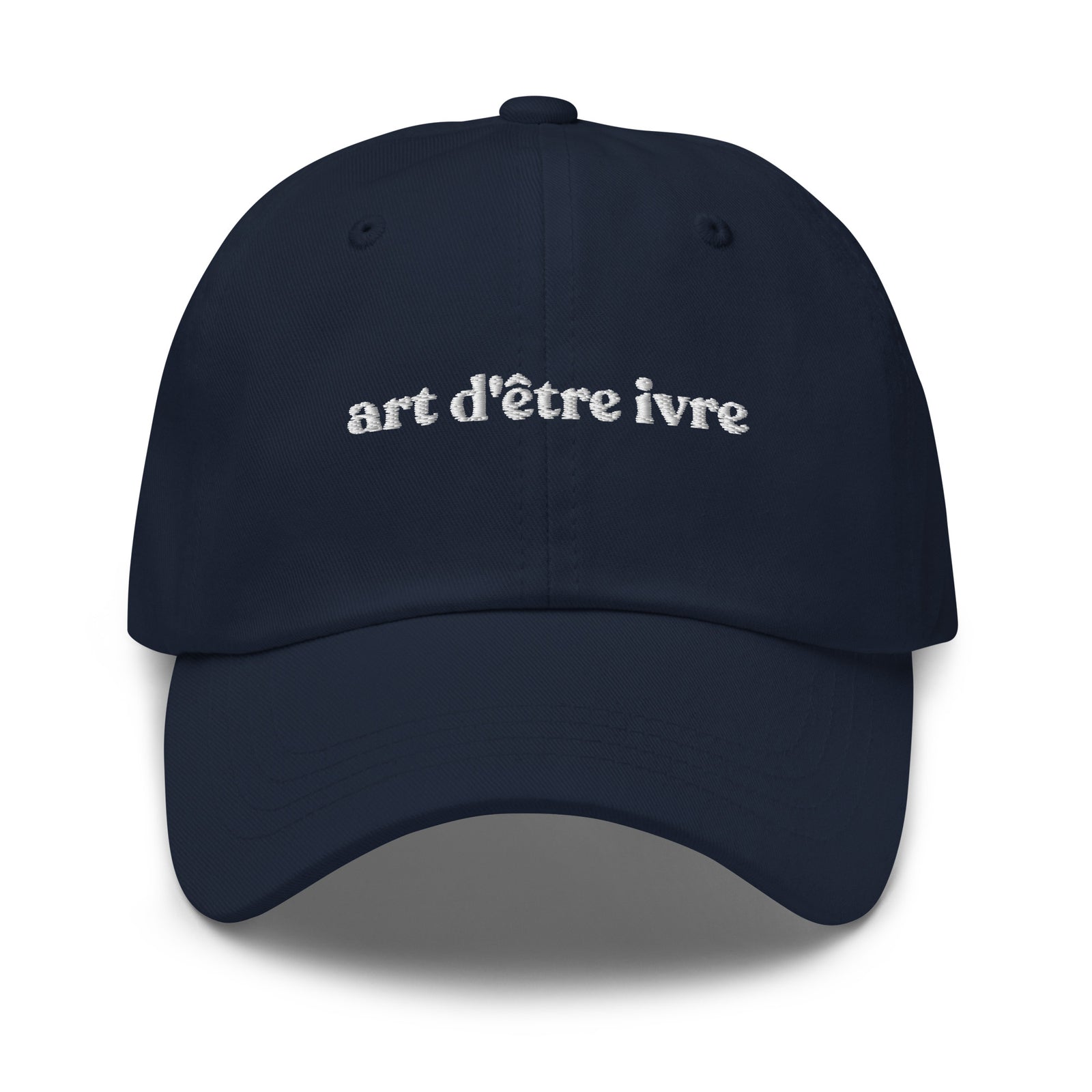 Casquette baseball art d'être ivre noir portée en situation CHT'M Boutique