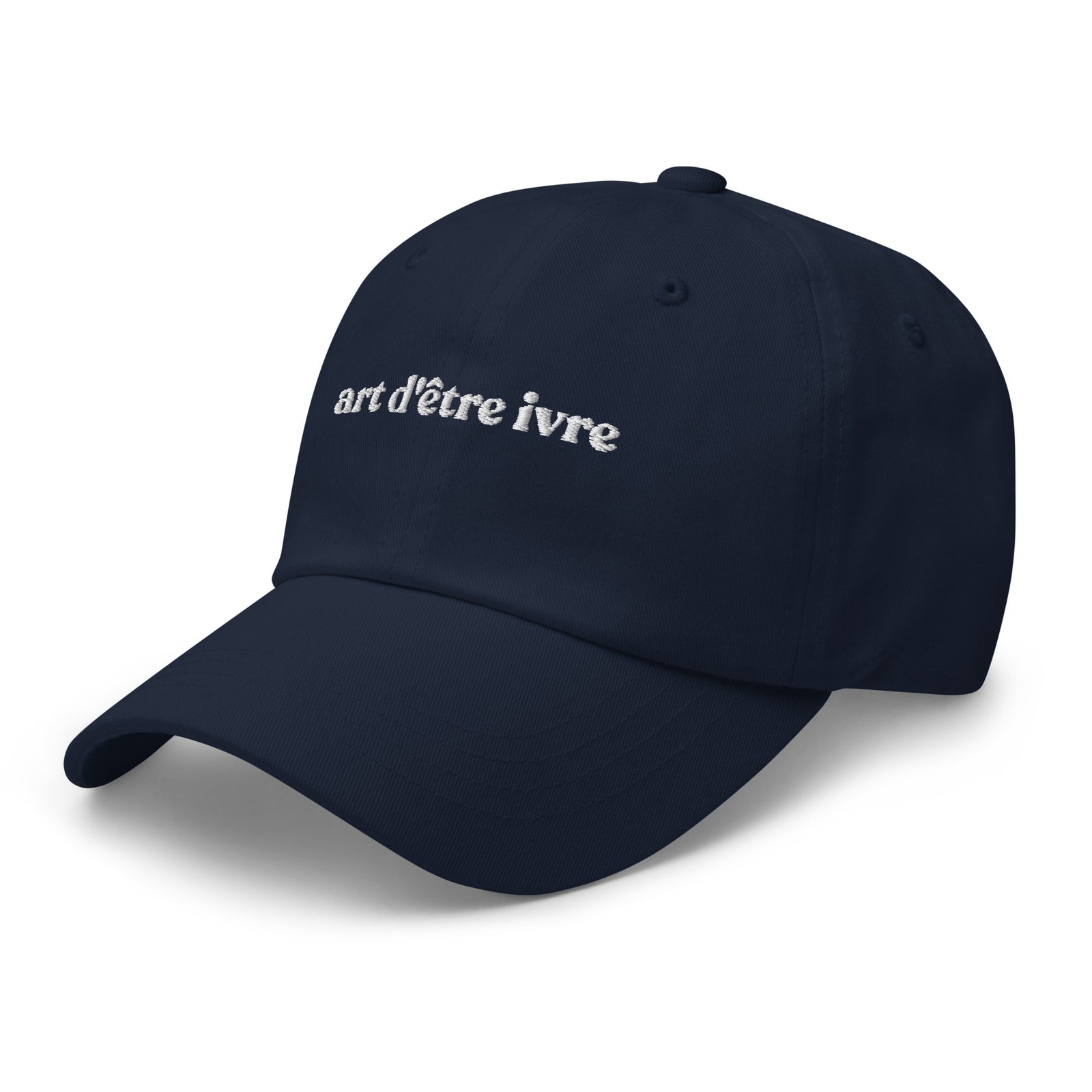 Casquette baseball art d'être ivre noir style streetwear CHT'M Boutique