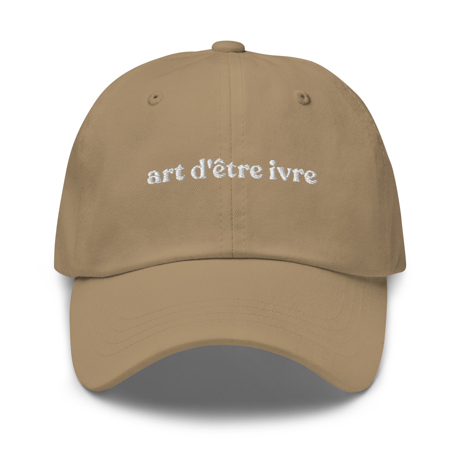 Casquette baseball art d'être ivre noir style streetwear CHT'M Boutique