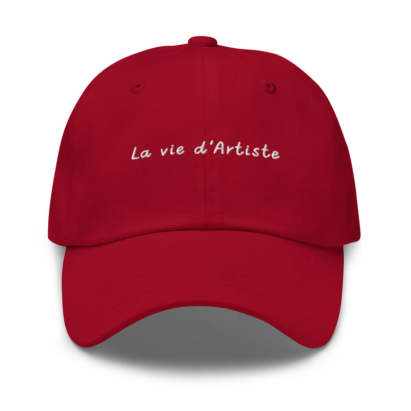 Casquette baseball la vide d'artiste noir CHT'M Boutique