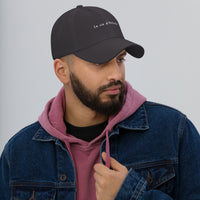 Casquette baseball la vide d'artiste noir vue avant CHT'M Boutique