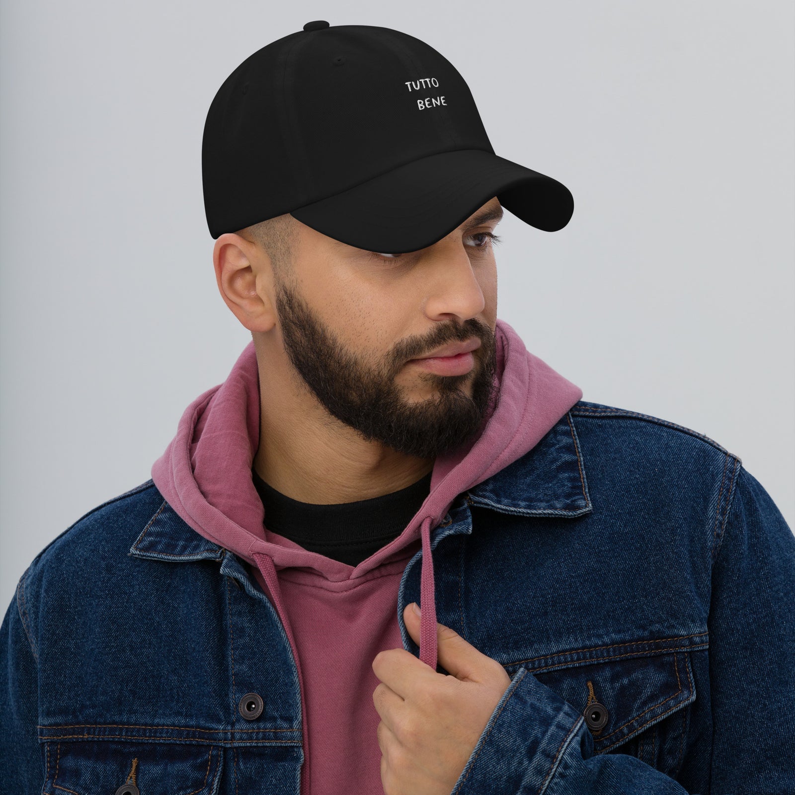Casquette baseball tutto bene noir style streetwear CHT'M Boutique
