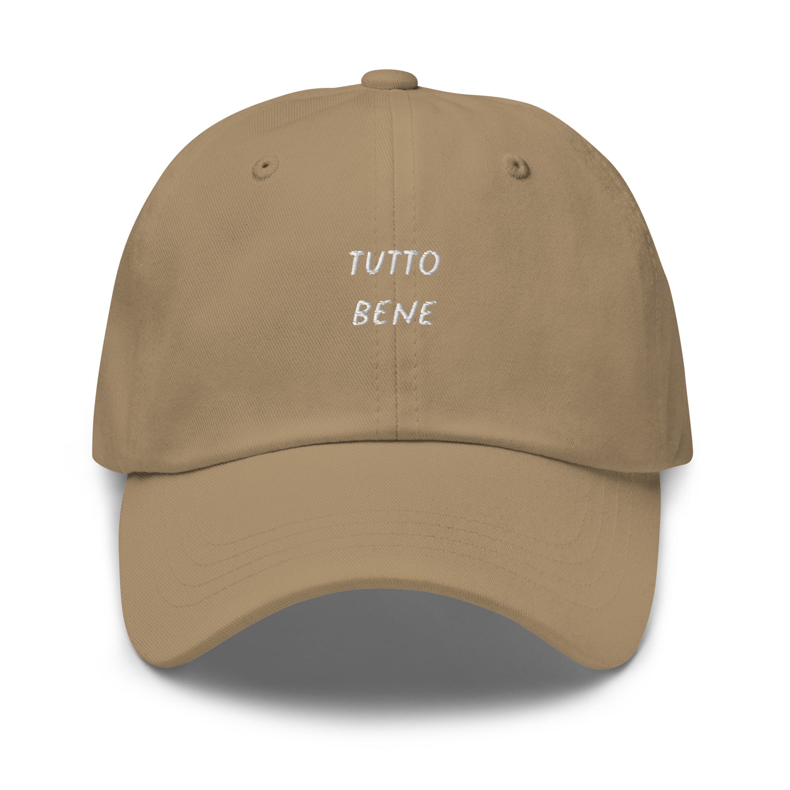 Casquette baseball tutto bene noir vue avant CHT'M Boutique