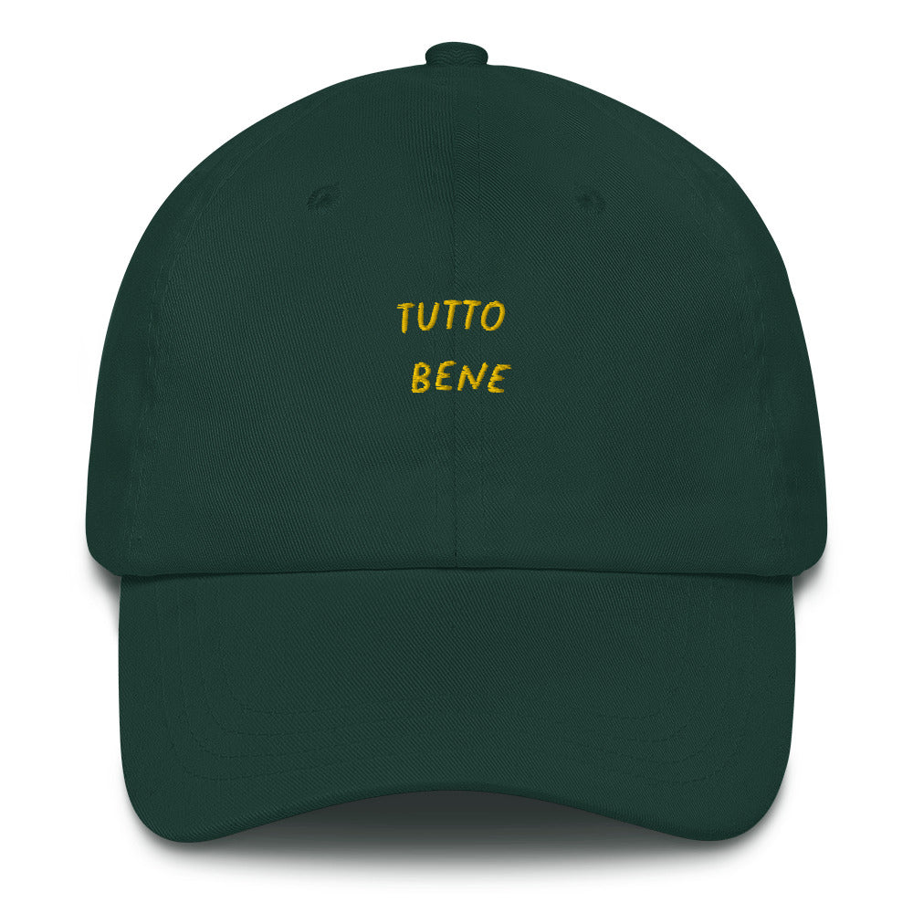 Casquette baseball tutto bene noir vue de dos CHT'M Boutique