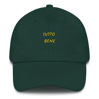 Casquette baseball tutto bene noir vue de dos CHT'M Boutique