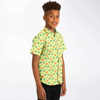 tenue d'été garçon chemise jaune