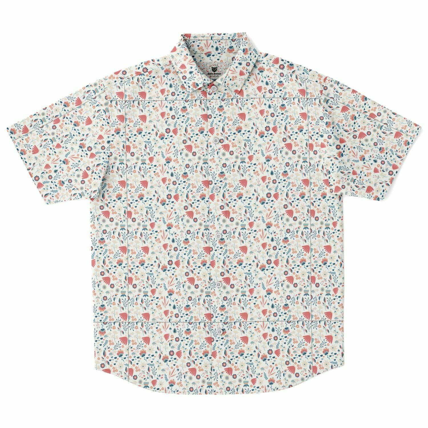 vêtements masculins chemise à fleurs