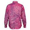 chemise rose à motifs floraux pour homme