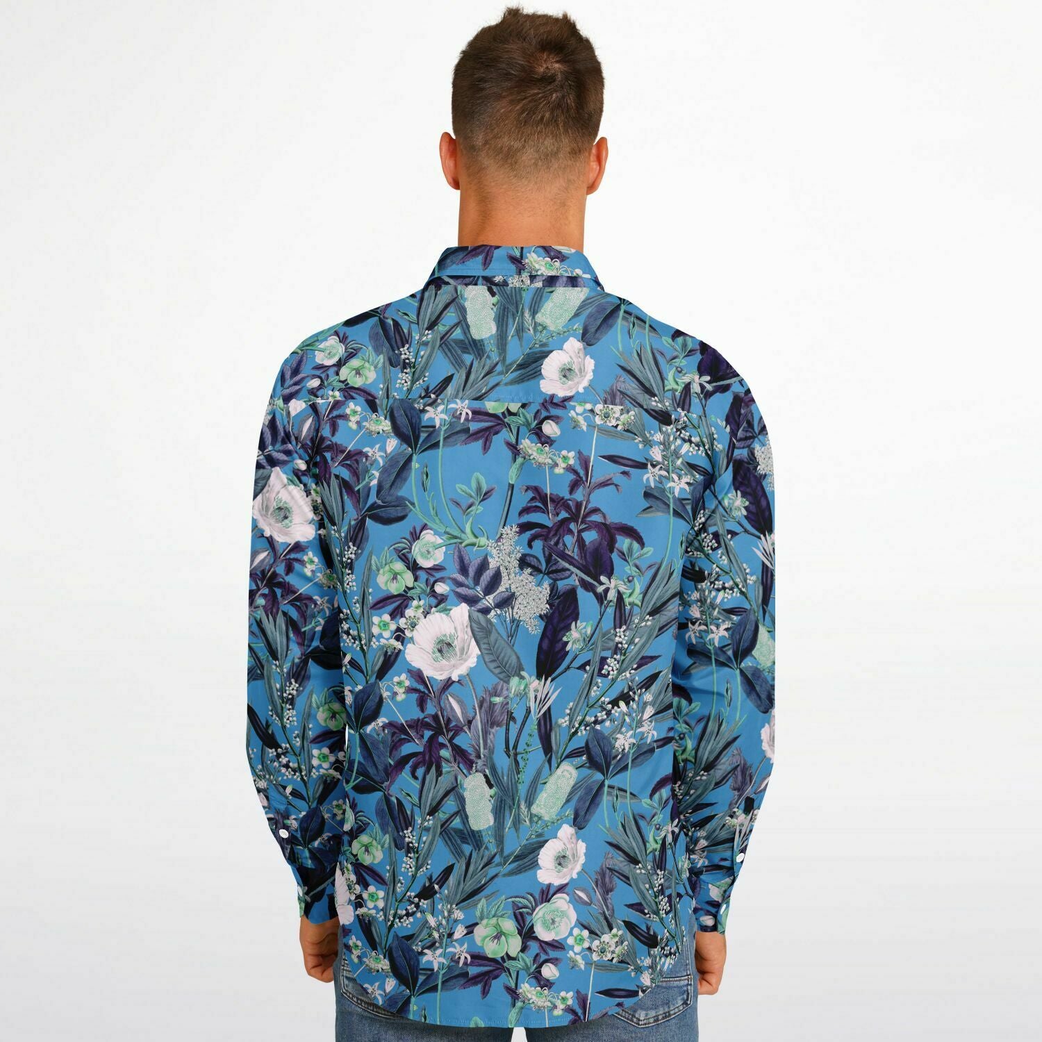 chemise homme originale à fleurs