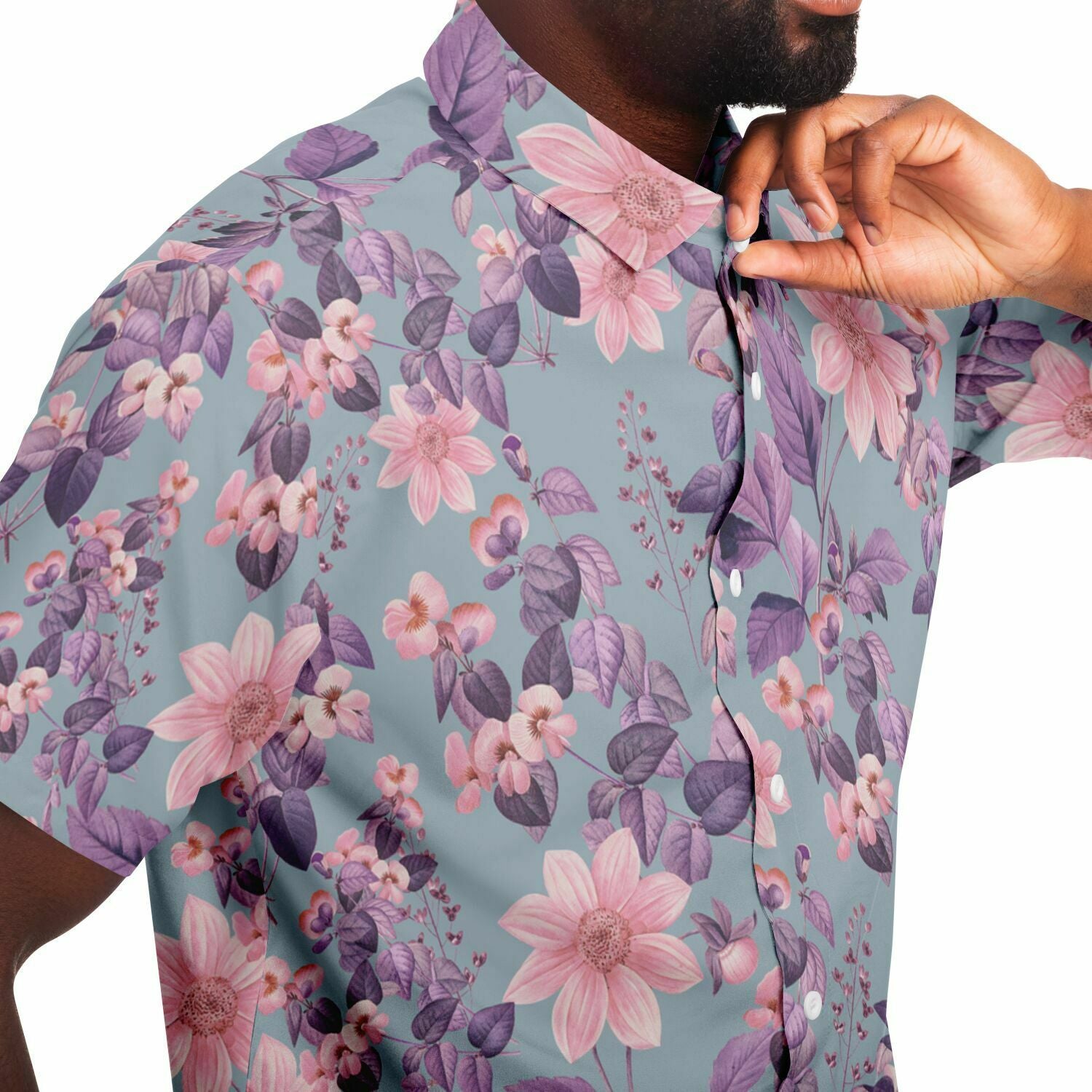 vêtements homme chemise à fleurs